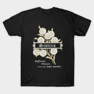 Lispe Sisters Different Flowers from the Same Garden T-Shirt